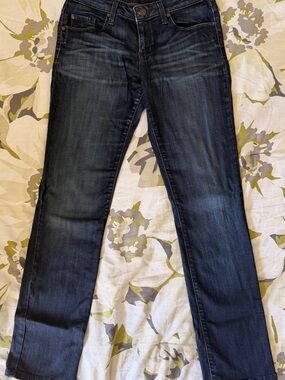 David Kahn Dark Wash Nikki Straight Jeans